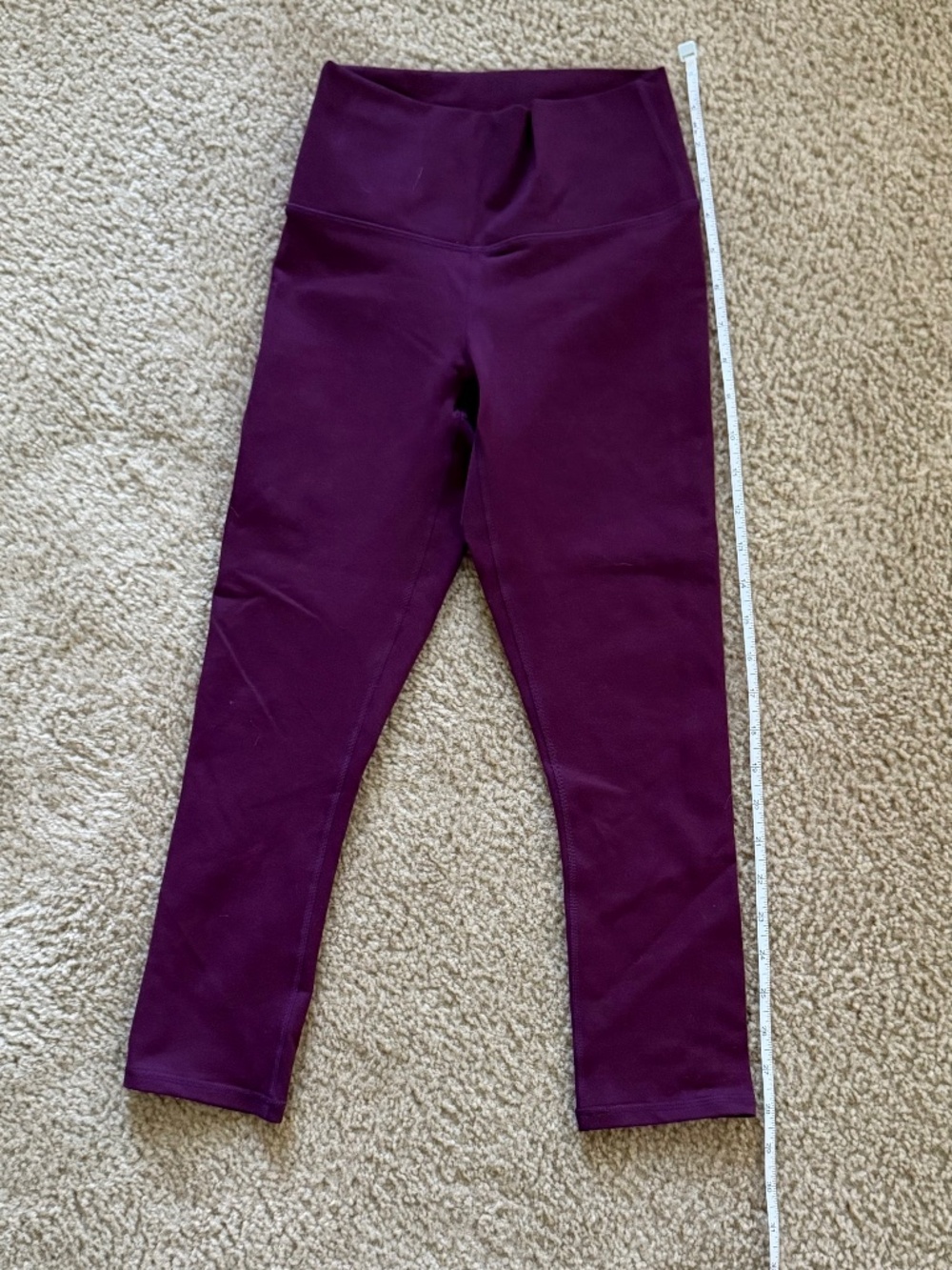 Fabletics Powerhold leggings, burgundy XXS